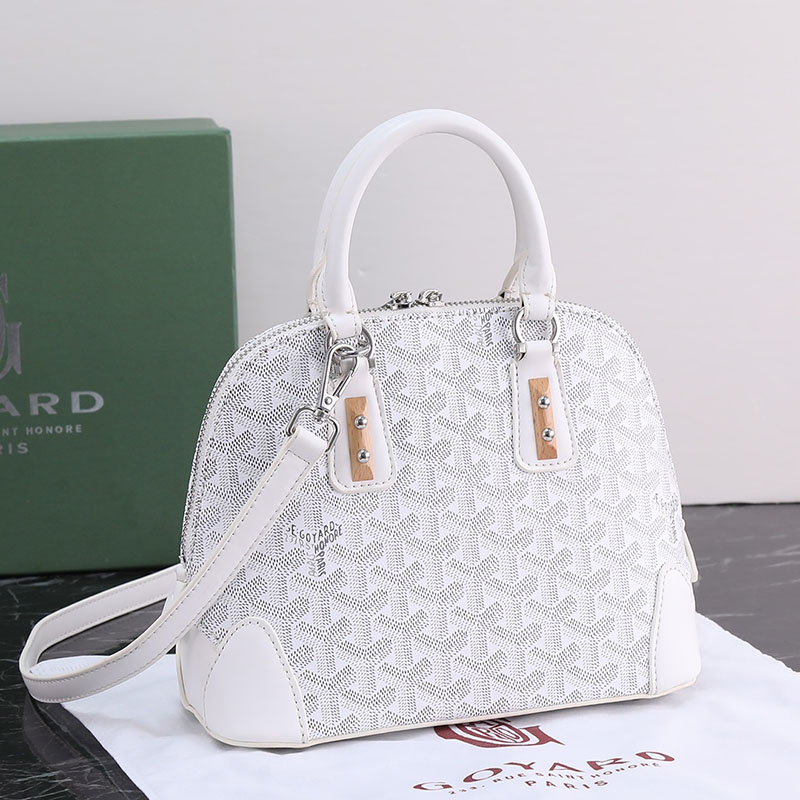 N品 GOYARD ゴヤール ヴァンドーム ミニバッグ VENDO2MINTY50CL50P ホワイト シルバー金具 激安優良店 - 画像 (8)