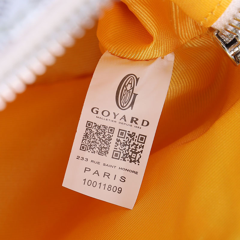 N品 GOYARD ゴヤール ヴァンドーム ミニバッグ VENDO2MINTY50CL50P ホワイト シルバー金具 激安優良店 - 画像 (4)