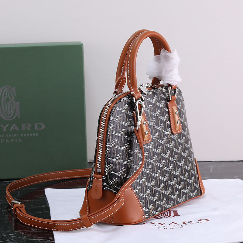 N品 GOYARD ゴヤール ヴァンドーム ミニバッグ VENDO2MINTY01CL03P ブラック&ナチュラル シルバー金具 激安優良店 - 画像 (9)