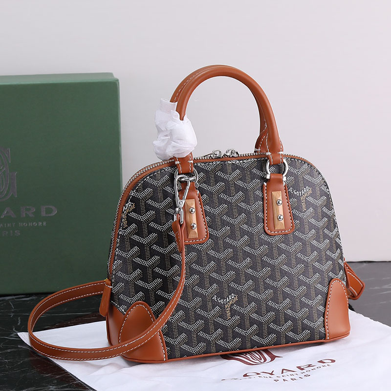 N品 GOYARD ゴヤール ヴァンドーム ミニバッグ VENDO2MINTY01CL03P ブラック&ナチュラル シルバー金具 激安優良店 - 画像 (8)