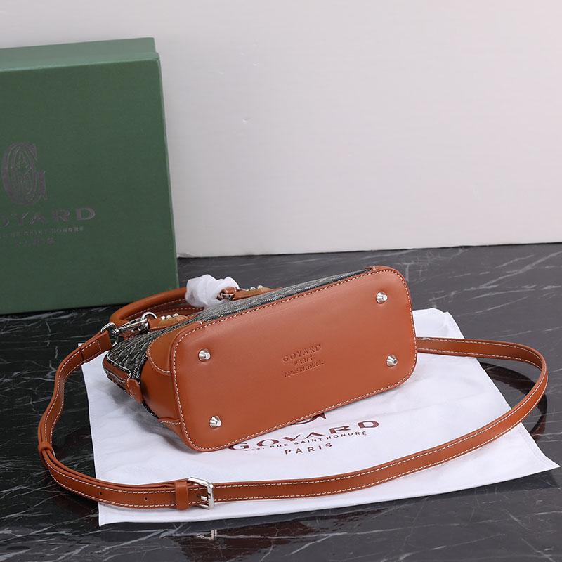 N品 GOYARD ゴヤール ヴァンドーム ミニバッグ VENDO2MINTY01CL03P ブラック&ナチュラル シルバー金具 激安優良店 - 画像 (7)