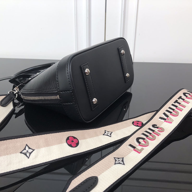 ルイヴィトン ショルダーバッグ 新作 アルマ BB ブラック M59217 エピ・レザー シルバー金具 - 画像 (5)