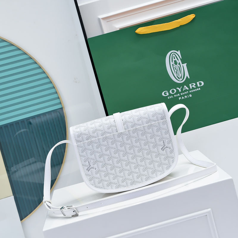 N品 GOYARD ゴヤール ベルヴェデーレPM バッグ BELVE3PMLTY50CG50P ホワイト シルバー金具 激安優良店 - 画像 (8)
