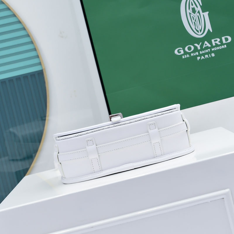 N品 GOYARD ゴヤール ベルヴェデーレPM バッグ BELVE3PMLTY50CG50P ホワイト シルバー金具 激安優良店 - 画像 (7)