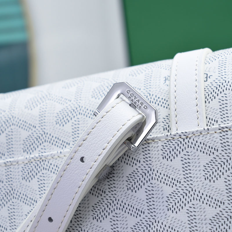 N品 GOYARD ゴヤール ベルヴェデーレPM バッグ BELVE3PMLTY50CG50P ホワイト シルバー金具 激安優良店 - 画像 (5)