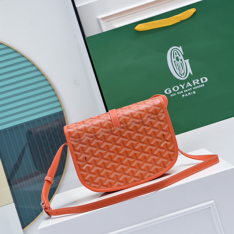 N品 GOYARD ゴヤール ベルヴェデーレPM バッグ BELVE3PMLTY07CG07P オレンジ シルバー金具 激安優良店 - 画像 (8)