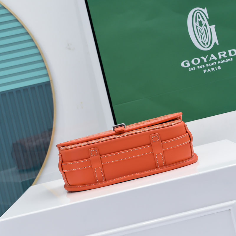 N品 GOYARD ゴヤール ベルヴェデーレPM バッグ BELVE3PMLTY07CG07P オレンジ シルバー金具 激安優良店 - 画像 (7)