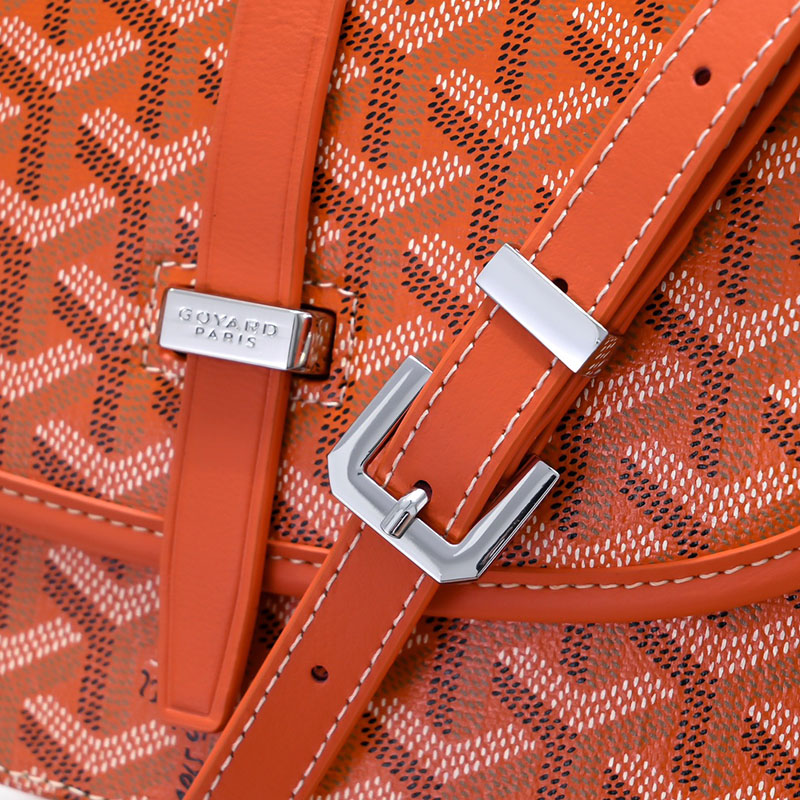 N品 GOYARD ゴヤール ベルヴェデーレPM バッグ BELVE3PMLTY07CG07P オレンジ シルバー金具 激安優良店 - 画像 (6)