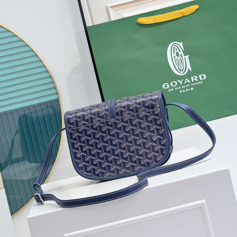 N品 GOYARD ゴヤール ベルヴェデーレPM バッグ BELVE3PMLTY12CG12P ネイビーブルー シルバー金具 激安優良店 - 画像 (8)