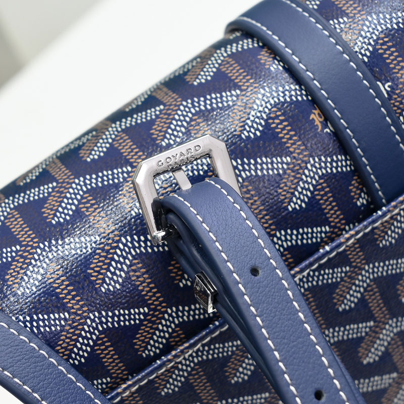 N品 GOYARD ゴヤール ベルヴェデーレPM バッグ BELVE3PMLTY12CG12P ネイビーブルー シルバー金具 激安優良店 - 画像 (5)