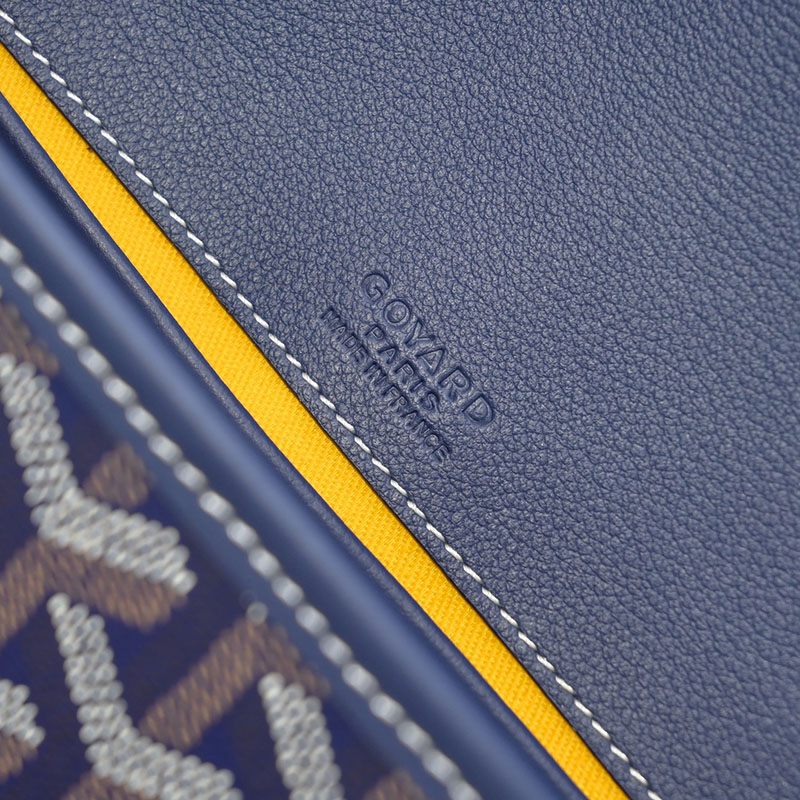 N品 GOYARD ゴヤール ベルヴェデーレPM バッグ BELVE3PMLTY12CG12P ネイビーブルー シルバー金具 激安優良店 - 画像 (4)
