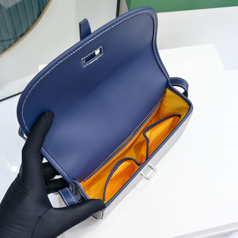 N品 GOYARD ゴヤール ベルヴェデーレPM バッグ BELVE3PMLTY12CG12P ネイビーブルー シルバー金具 激安優良店 - 画像 (2)