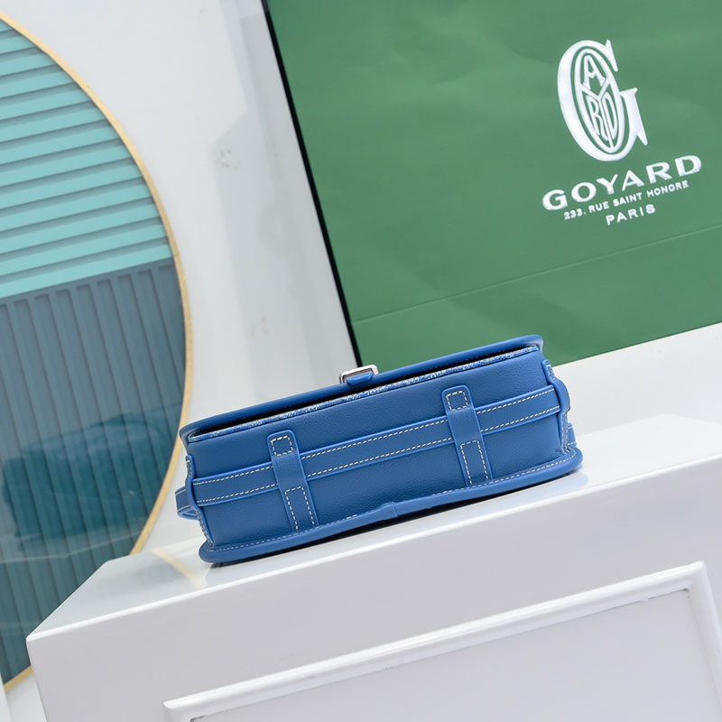 N品 GOYARD ゴヤール ベルヴェデーレPM バッグ BELVE3PMLTY10CG10P スカイブルー シルバー金具 激安優良店 - 画像 (7)