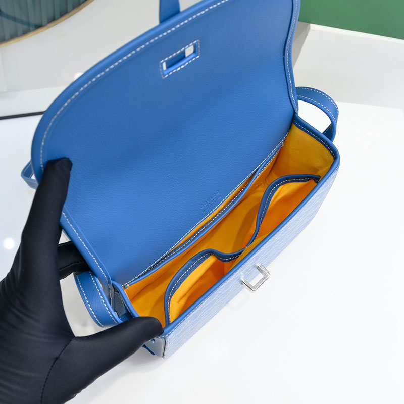 N品 GOYARD ゴヤール ベルヴェデーレPM バッグ BELVE3PMLTY10CG10P スカイブルー シルバー金具 激安優良店 - 画像 (2)