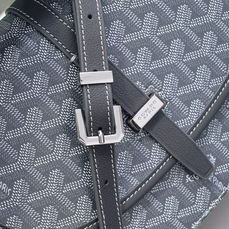 N品 GOYARD ゴヤール ベルヴェデーレPM バッグ BELVE3PMLTY51CG51P グレー シルバー金具 激安優良店 - 画像 (6)