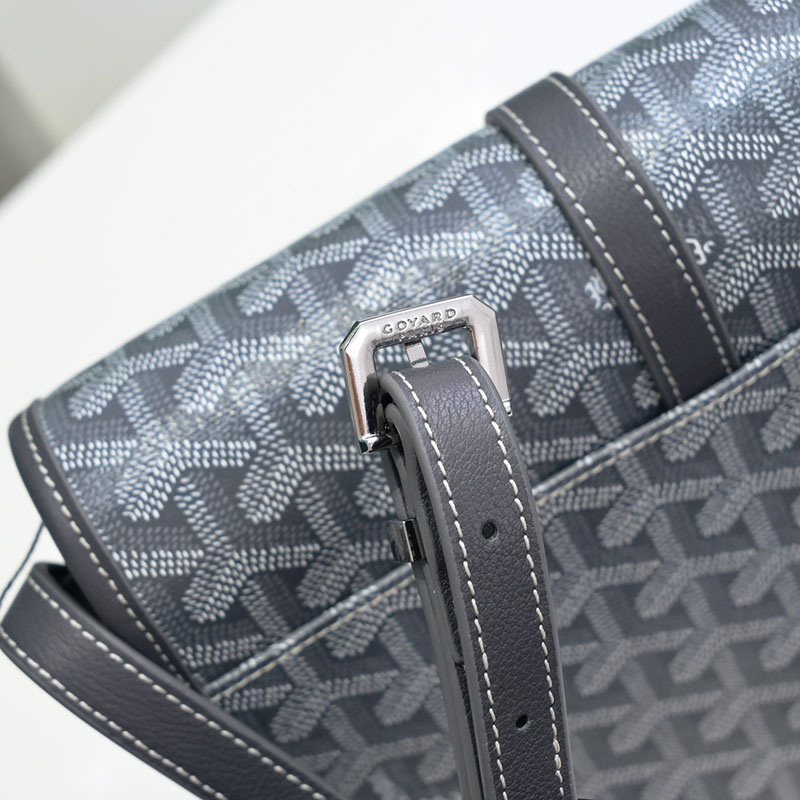 N品 GOYARD ゴヤール ベルヴェデーレPM バッグ BELVE3PMLTY51CG51P グレー シルバー金具 激安優良店 - 画像 (5)