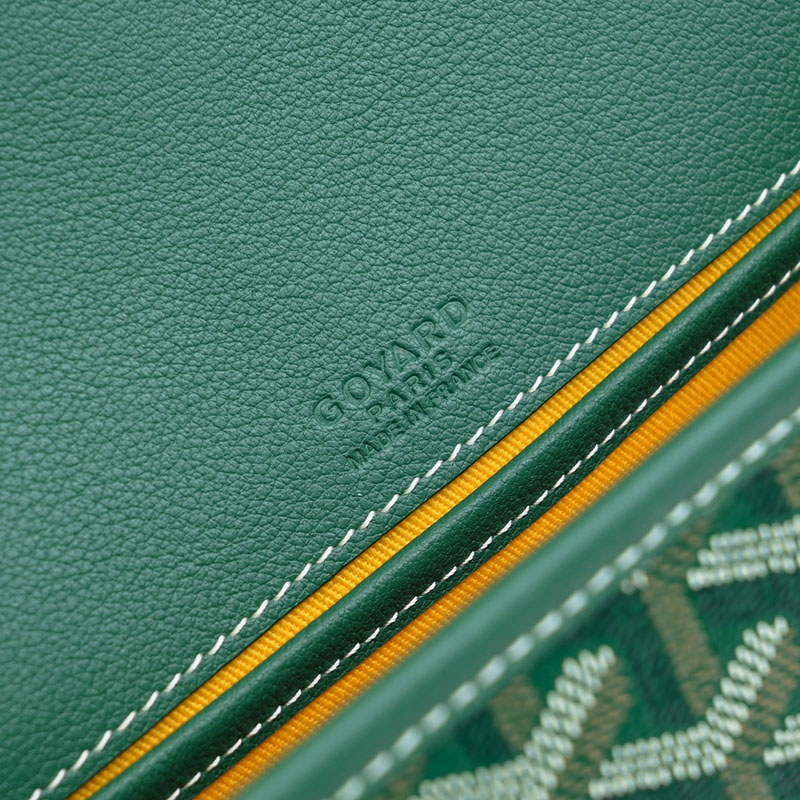 N品 GOYARD ゴヤール ベルヴェデーレPM バッグ BELVE3PMLTY09CG09P グリーン シルバー金具 激安優良店 - 画像 (3)
