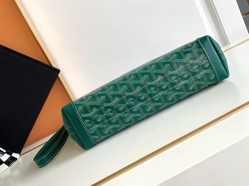 N品 GOYARD ゴヤール コンティポーチ CONTIPPMLTY09CL09P グリーン シルバー金具 激安優良店 - 画像 (7)