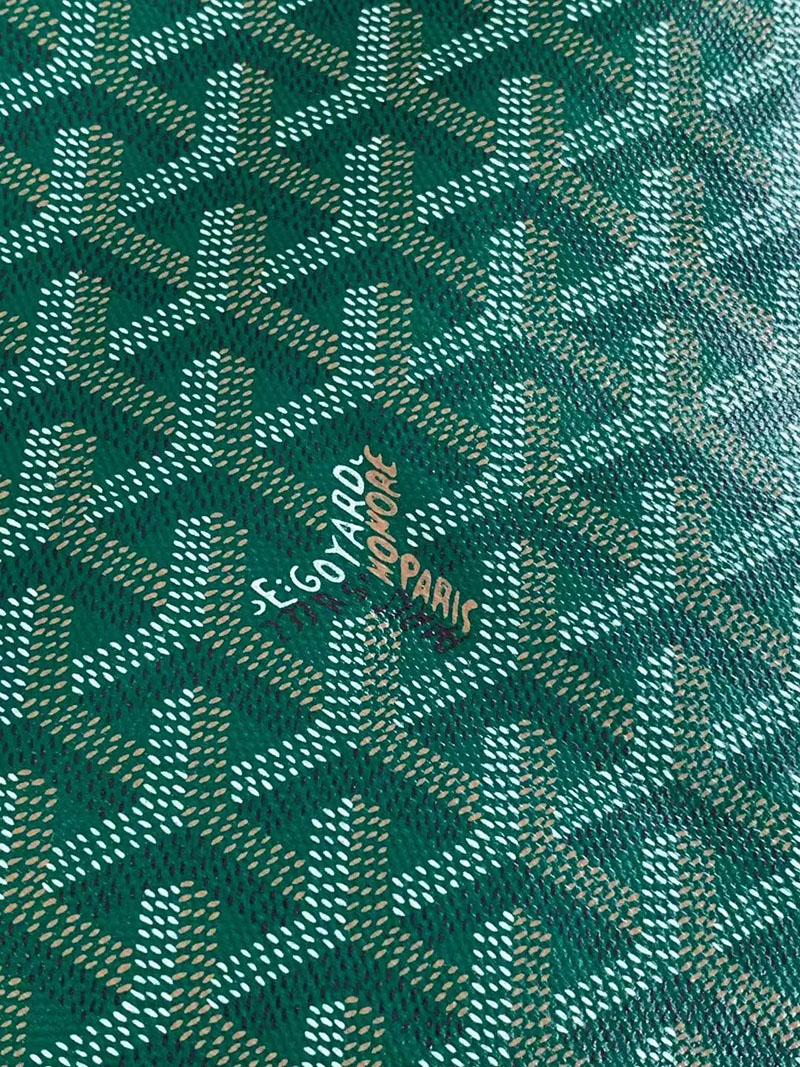 N品 GOYARD ゴヤール コンティポーチ CONTIPPMLTY09CL09P グリーン シルバー金具 激安優良店 - 画像 (6)
