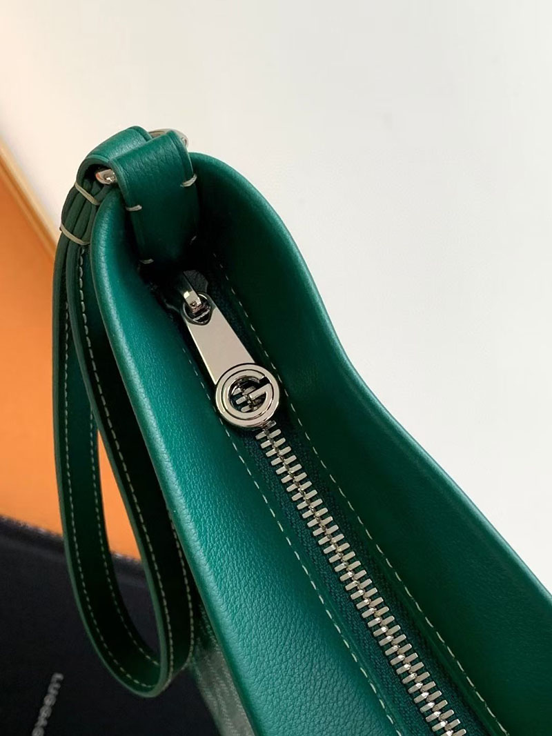 N品 GOYARD ゴヤール コンティポーチ CONTIPPMLTY09CL09P グリーン シルバー金具 激安優良店 - 画像 (5)
