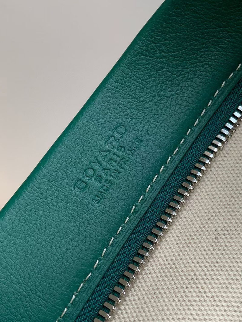 N品 GOYARD ゴヤール コンティポーチ CONTIPPMLTY09CL09P グリーン シルバー金具 激安優良店 - 画像 (2)