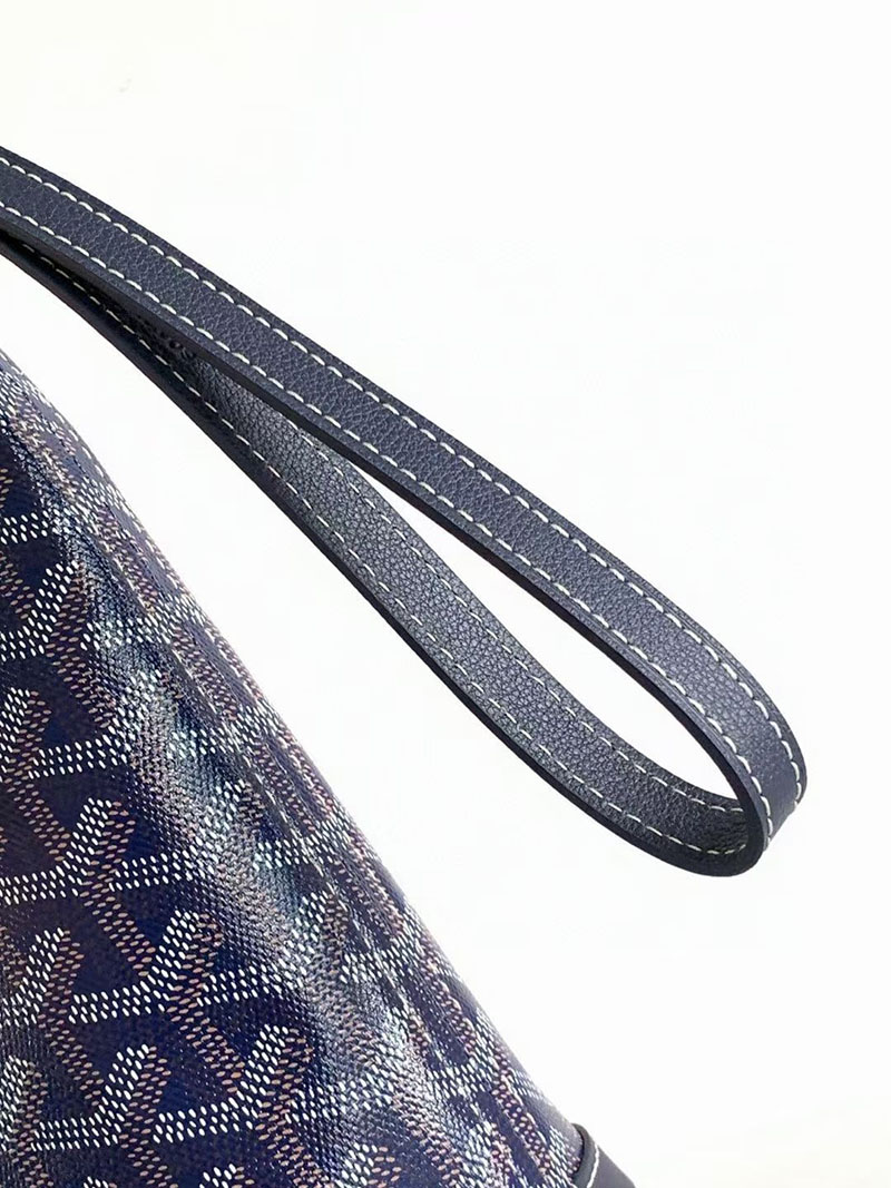 N品 GOYARD ゴヤール コンティポーチ CONTIPPMLTY12CL12P ネイビーブルー シルバー金具 激安優良店 - 画像 (5)