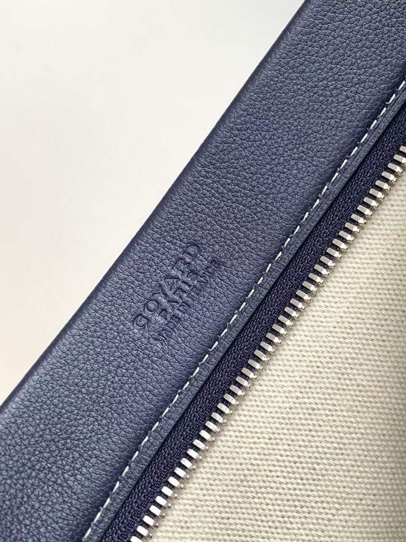 N品 GOYARD ゴヤール コンティポーチ CONTIPPMLTY12CL12P ネイビーブルー シルバー金具 激安優良店 - 画像 (2)