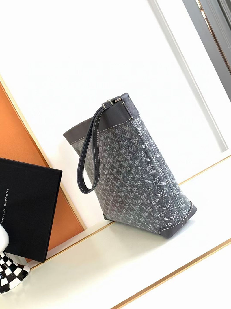 N品 GOYARD ゴヤール コンティポーチ CONTIPPMLTY51CL51P グレー シルバー金具 激安優良店 - 画像 (9)