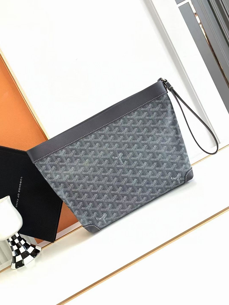 N品 GOYARD ゴヤール コンティポーチ CONTIPPMLTY51CL51P グレー シルバー金具 激安優良店 - 画像 (8)