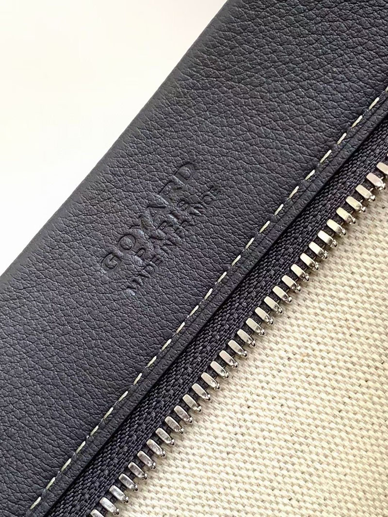 N品 GOYARD ゴヤール コンティポーチ CONTIPPMLTY51CL51P グレー シルバー金具 激安優良店 - 画像 (3)