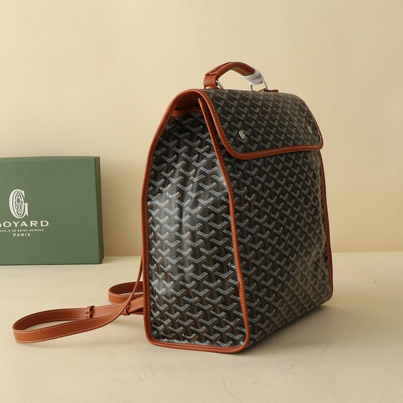 N品 GOYARD ゴヤール サン=レジェ・バックパック STLEGEMMLTY01CG03P ブラック&ナチュラル シルバー金具 激安優良店 - 画像 (9)