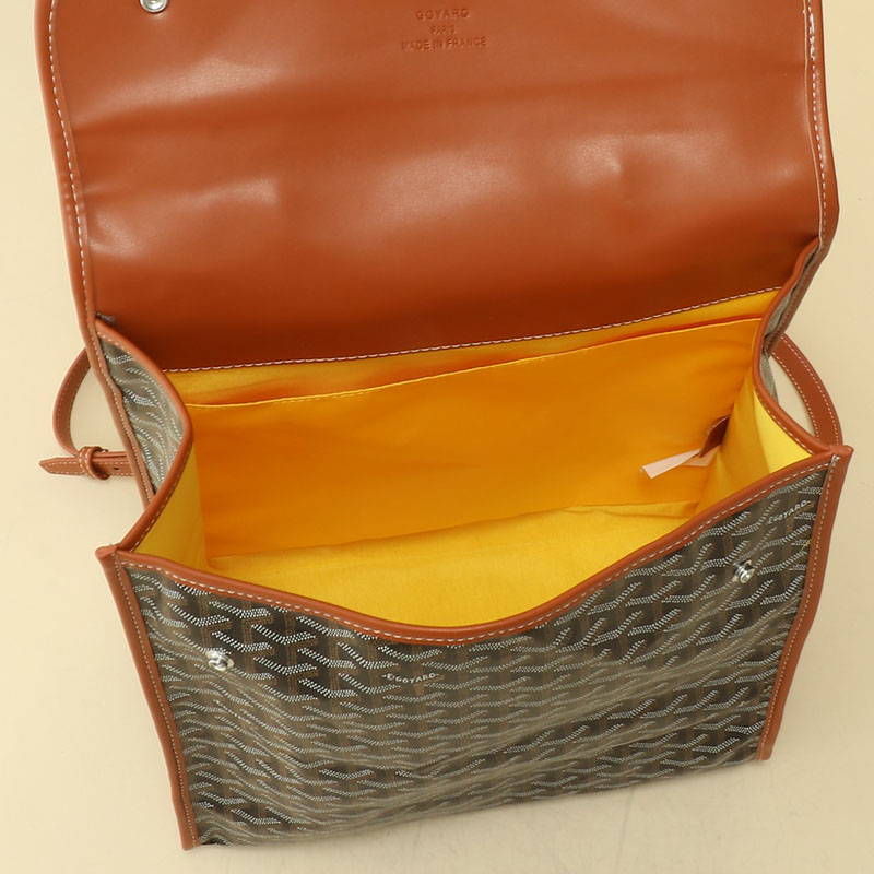 N品 GOYARD ゴヤール サン=レジェ・バックパック STLEGEMMLTY01CG03P ブラック&ナチュラル シルバー金具 激安優良店 - 画像 (4)