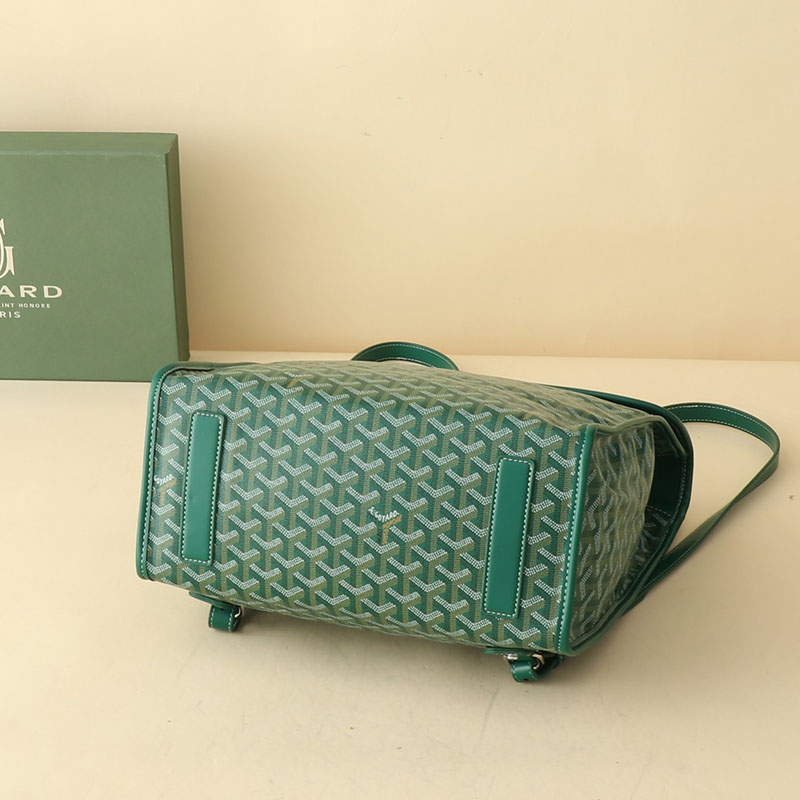 N品 GOYARD ゴヤール サン=レジェ・バックパック STLEGEMMLTY09CG09P グリーン シルバー金具 激安優良店 - 画像 (5)