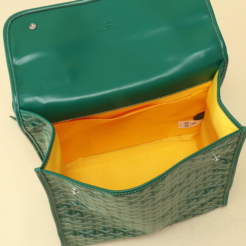 N品 GOYARD ゴヤール サン=レジェ・バックパック STLEGEMMLTY09CG09P グリーン シルバー金具 激安優良店 - 画像 (3)