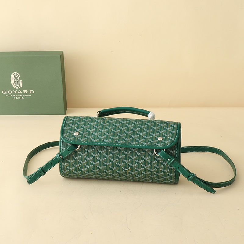 N品 GOYARD ゴヤール サン=レジェ・バックパック STLEGEMMLTY09CG09P グリーン シルバー金具 激安優良店 - 画像 (2)