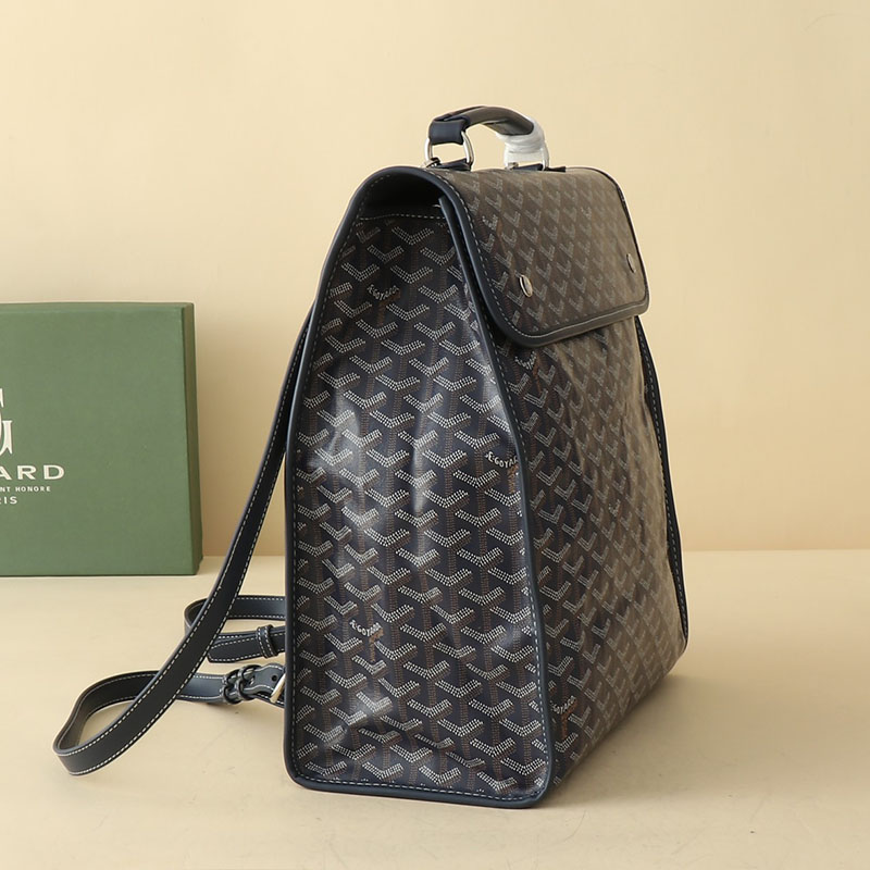 N品 GOYARD ゴヤール サン=レジェ・バックパック STLEGEMMLTY12CG12P ネイビーブルー シルバー金具 激安優良店 - 画像 (9)