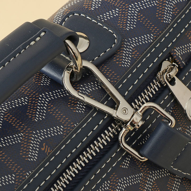 N品 GOYARD ゴヤール サン=レジェ・バックパック STLEGEMMLTY12CG12P ネイビーブルー シルバー金具 激安優良店 - 画像 (7)