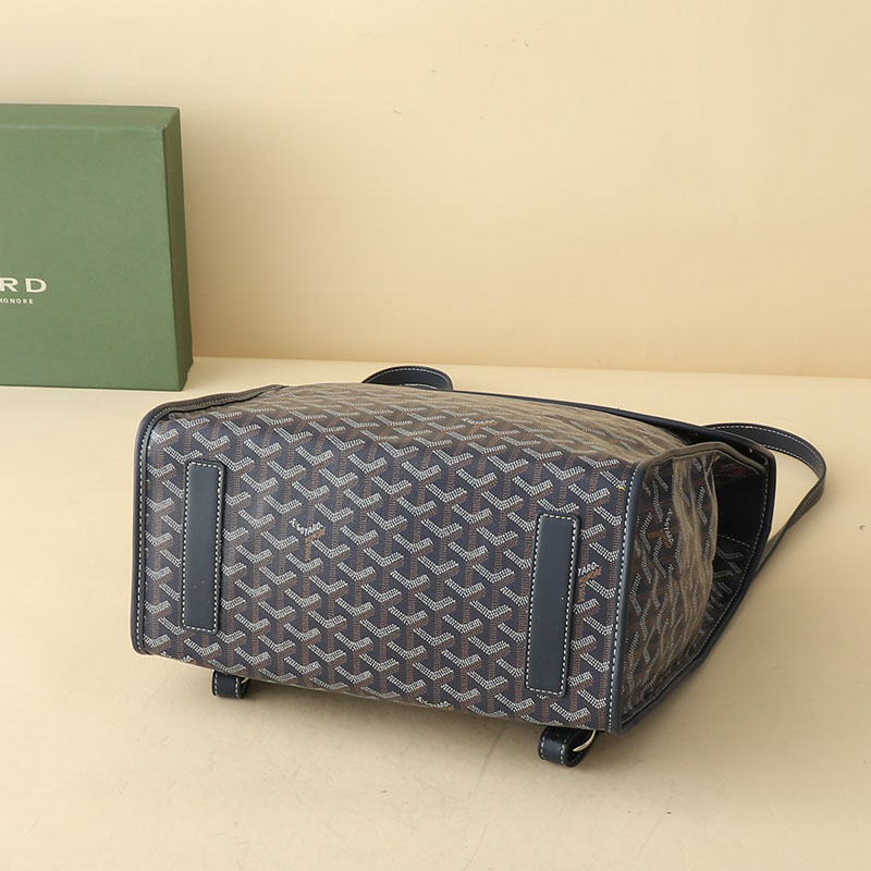N品 GOYARD ゴヤール サン=レジェ・バックパック STLEGEMMLTY12CG12P ネイビーブルー シルバー金具 激安優良店 - 画像 (5)