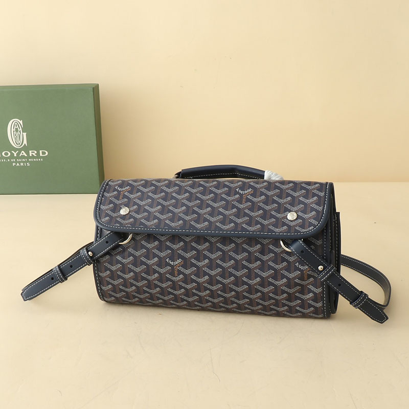 N品 GOYARD ゴヤール サン=レジェ・バックパック STLEGEMMLTY12CG12P ネイビーブルー シルバー金具 激安優良店 - 画像 (2)