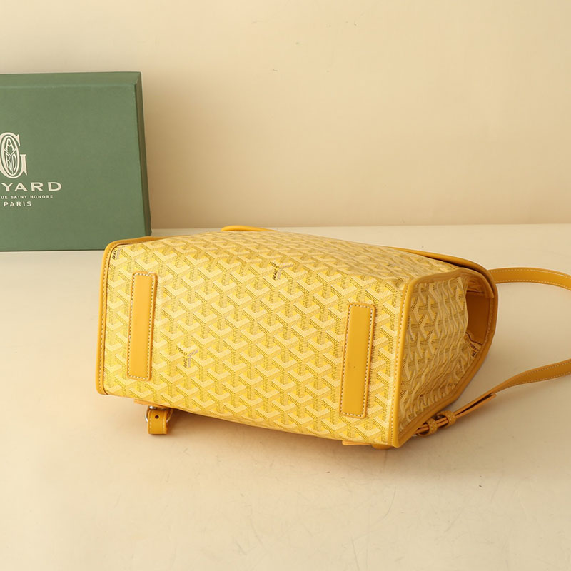 N品 GOYARD ゴヤール サン=レジェ・バックパック STLEGEMMLTY08CG08P イエロー シルバー金具 激安優良店 - 画像 (6)