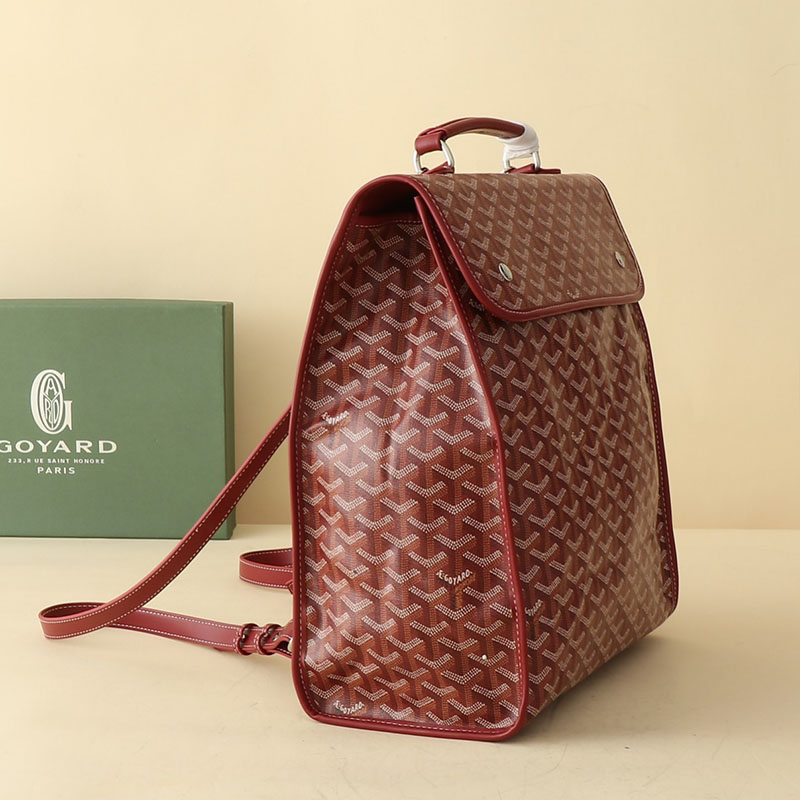 N品 GOYARD ゴヤール サン=レジェ・バックパック STLEGEMMLTY33CG33P バーガンディ シルバー金具 激安優良店 - 画像 (9)