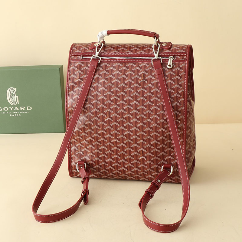 N品 GOYARD ゴヤール サン=レジェ・バックパック STLEGEMMLTY33CG33P バーガンディ シルバー金具 激安優良店 - 画像 (8)