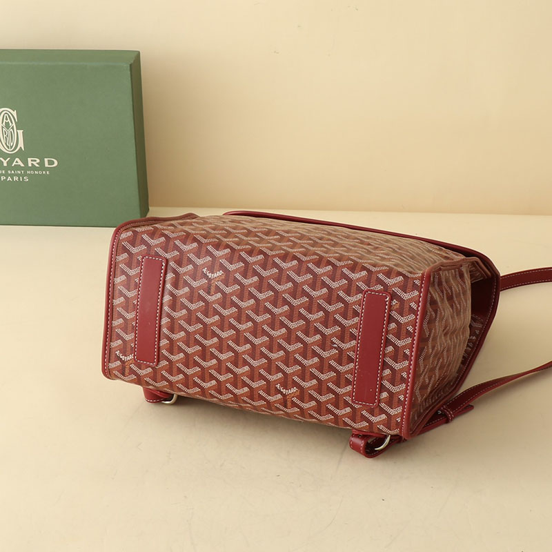 N品 GOYARD ゴヤール サン=レジェ・バックパック STLEGEMMLTY33CG33P バーガンディ シルバー金具 激安優良店 - 画像 (5)