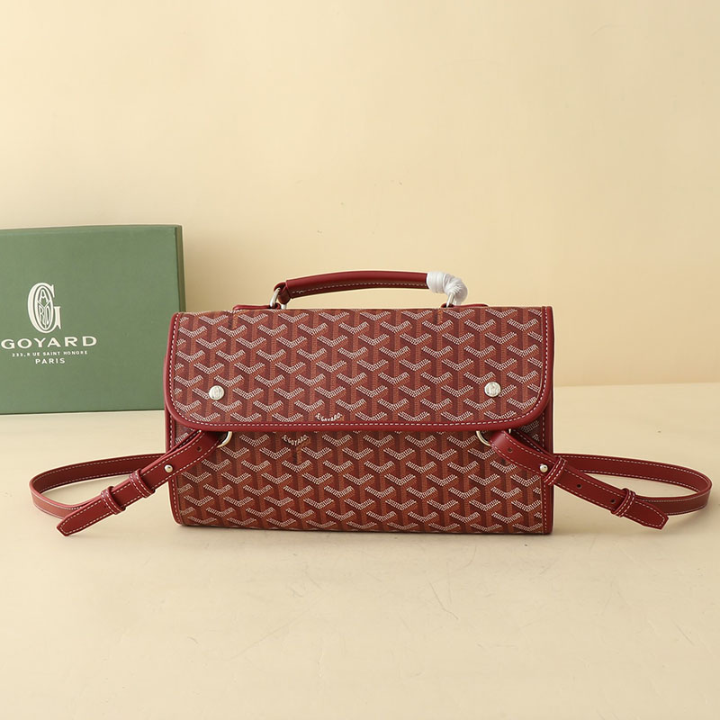 N品 GOYARD ゴヤール サン=レジェ・バックパック STLEGEMMLTY33CG33P バーガンディ シルバー金具 激安優良店 - 画像 (2)