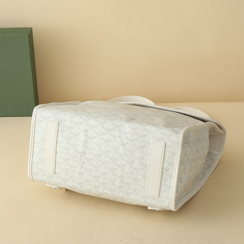 N品 GOYARD ゴヤール サン=レジェ・バックパック STLEGEMMLTY50CG50P ホワイト シルバー金具 激安優良店 - 画像 (5)
