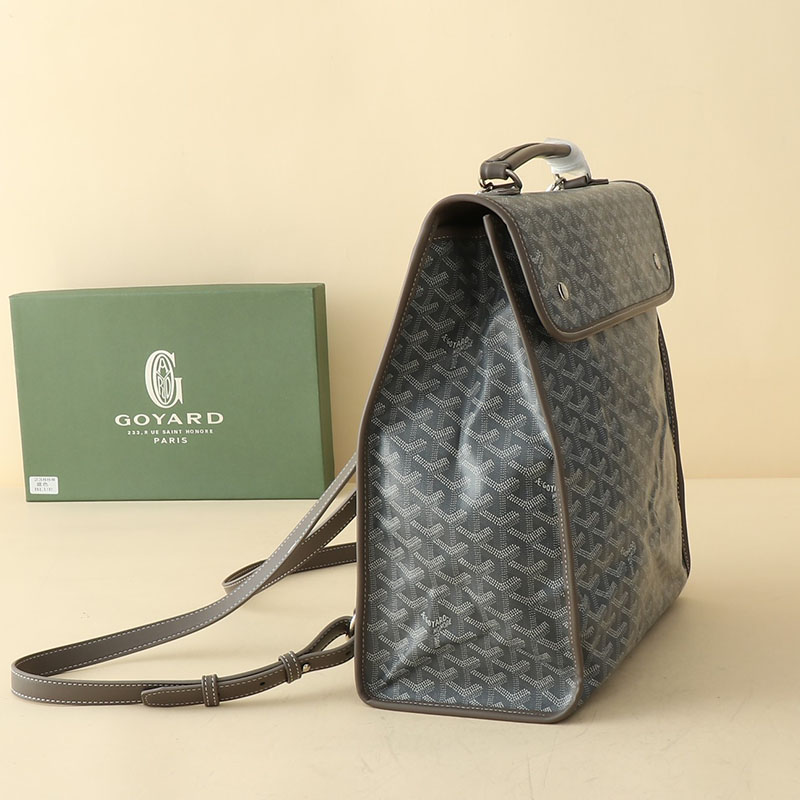 N品 GOYARD ゴヤール サン=レジェ・バックパック STLEGEMMLTY51CG51P グレー シルバー金具 激安優良店 - 画像 (9)