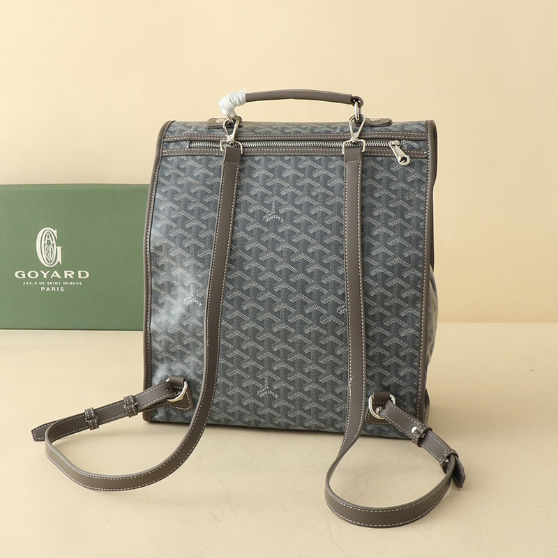N品 GOYARD ゴヤール サン=レジェ・バックパック STLEGEMMLTY51CG51P グレー シルバー金具 激安優良店 - 画像 (8)