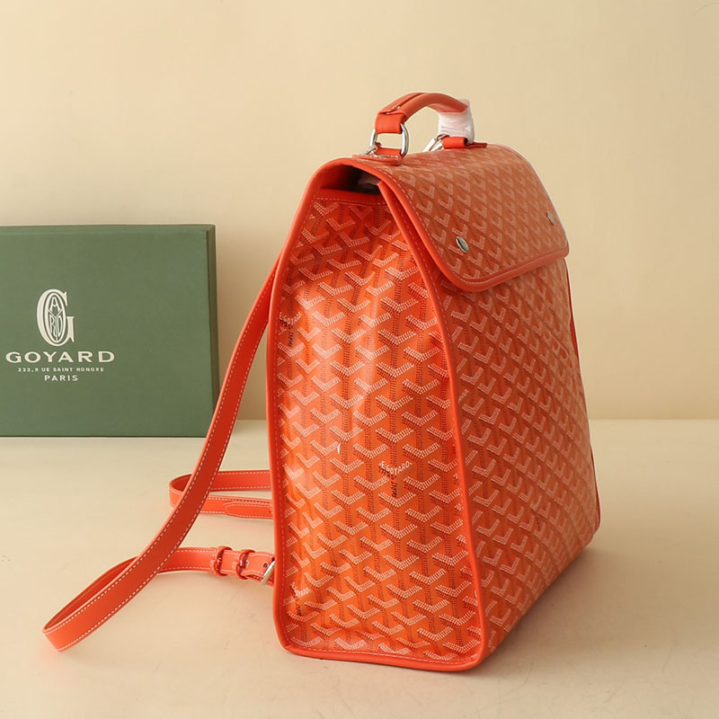 N品 GOYARD ゴヤール サン=レジェ・バックパック STLEGEMMLTY07CG07P オレンジ シルバー金具 激安優良店 - 画像 (9)