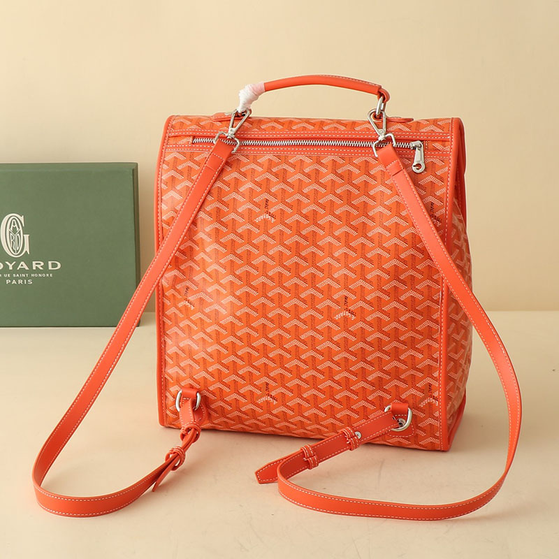 N品 GOYARD ゴヤール サン=レジェ・バックパック STLEGEMMLTY07CG07P オレンジ シルバー金具 激安優良店 - 画像 (8)