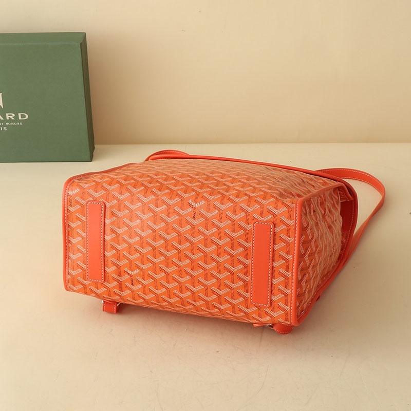 N品 GOYARD ゴヤール サン=レジェ・バックパック STLEGEMMLTY07CG07P オレンジ シルバー金具 激安優良店 - 画像 (2)